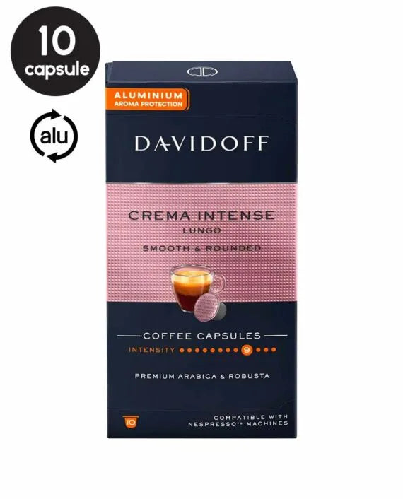 Davidoff Crema Intense Lungo - 10 capsule Nespresso
