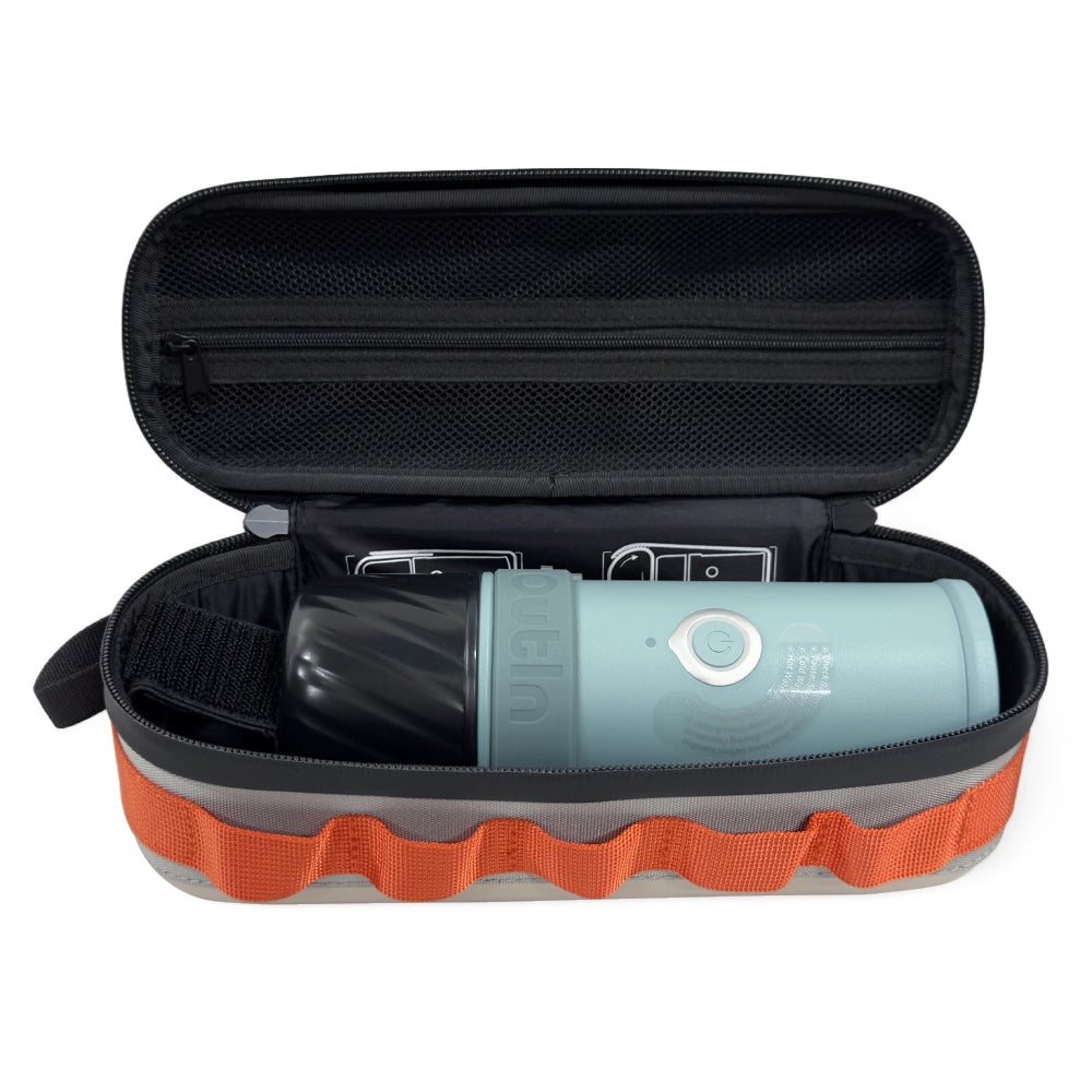 Travel set - Outin Mino Canyon Green cu Geantă de Transport EVA Maple Brown