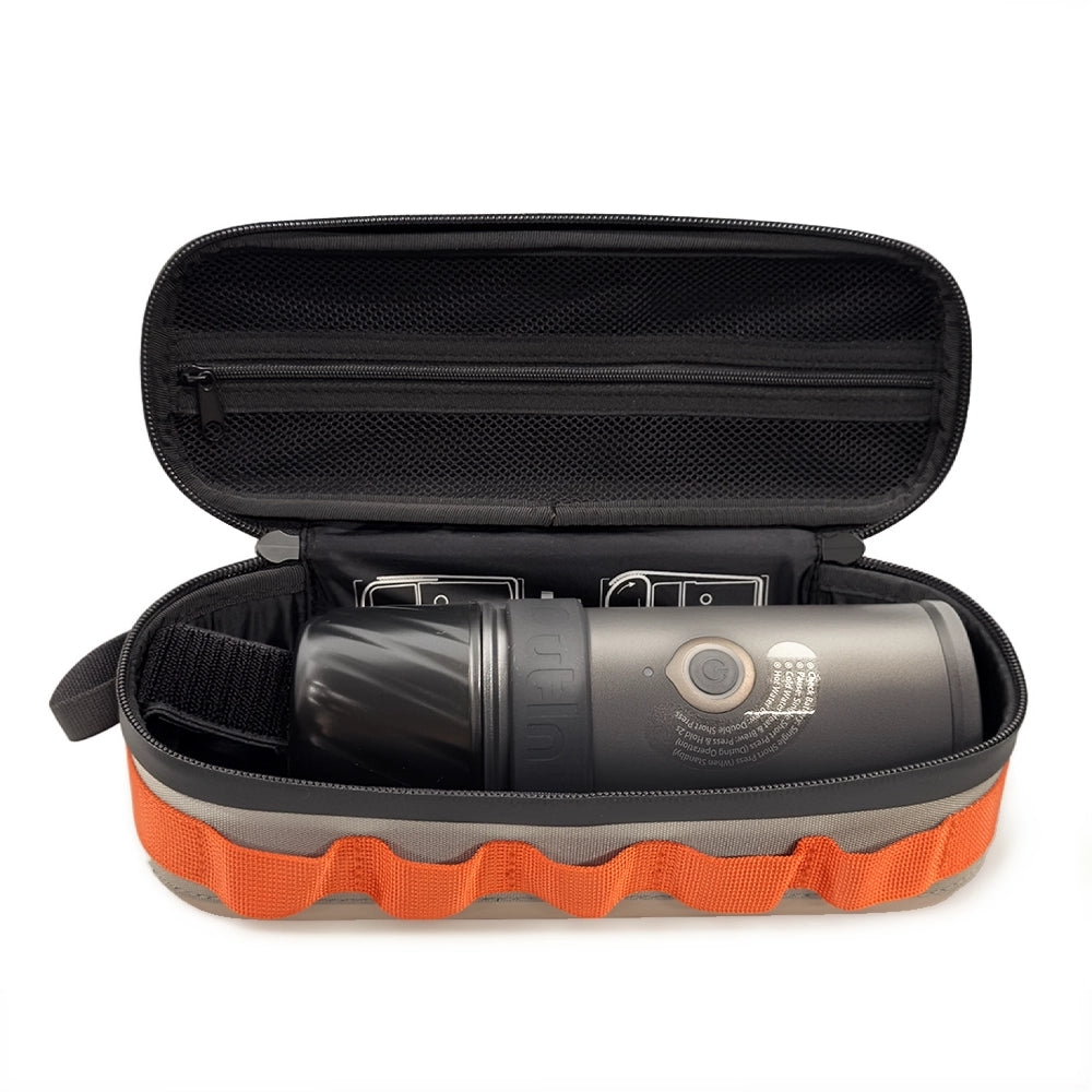 Travel set - Outin Mino Space Grey cu Geantă de Transport EVA Maple Brown