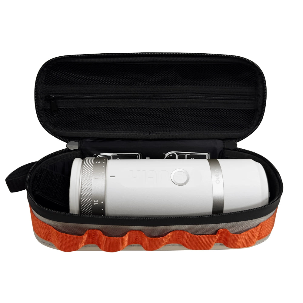 Travel set - Outin Fino Sandstone White cu Geantă de Transport EVA Maple Brown
