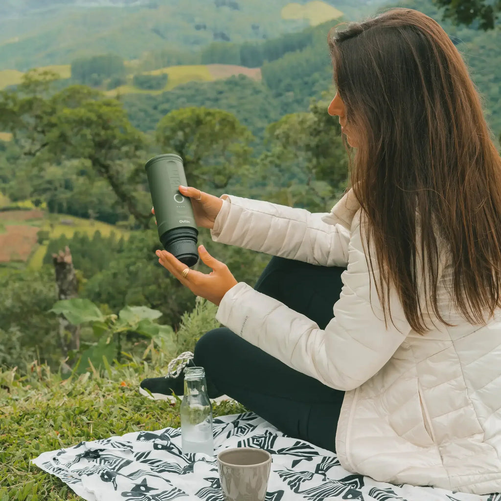 Aparat Espressor portabil Outin Nano - Forest Green