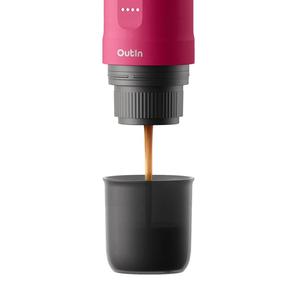 Aparat Espressor portabil Outin Nano - Crimson Red