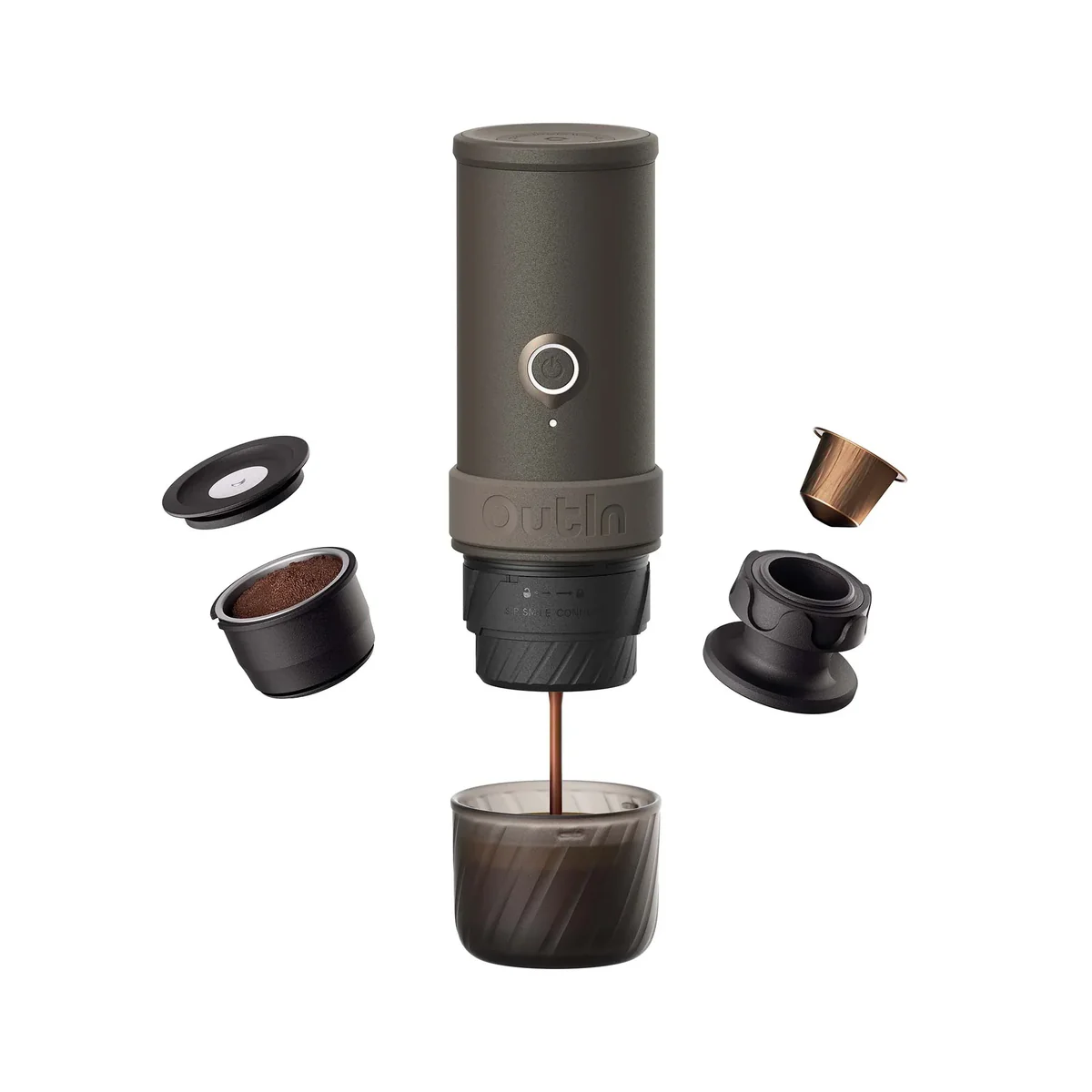 Aparat Espressor portabil Outin Mino – Space Grey
