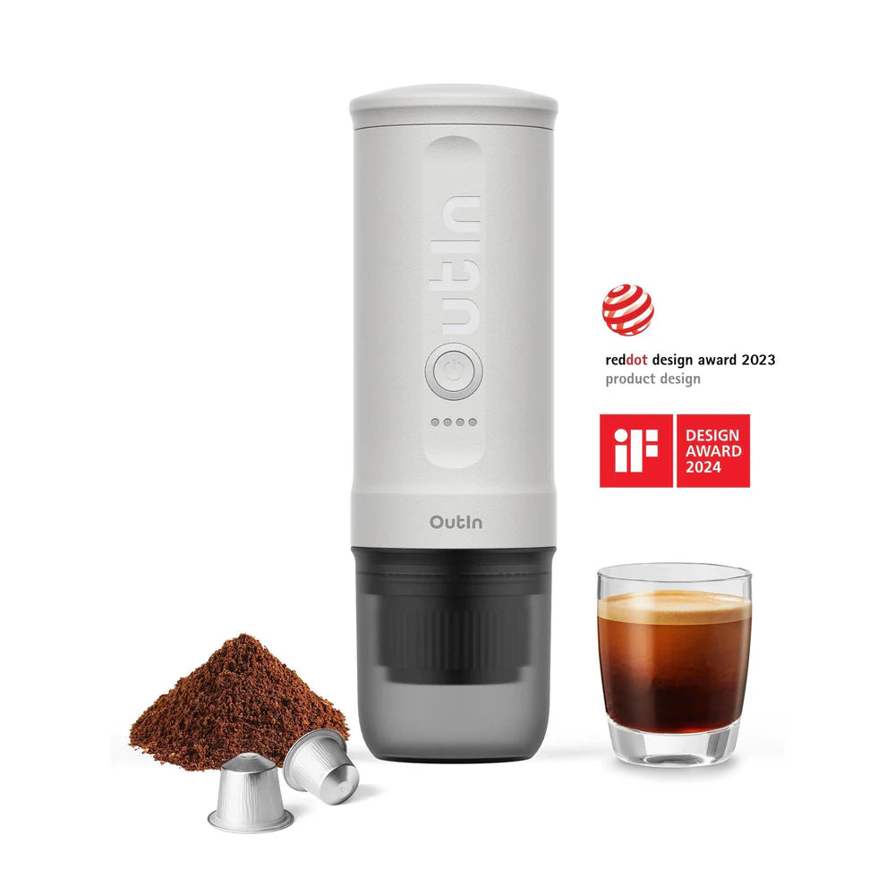 Aparat Espressor portabil Outin Nano - Pearl White