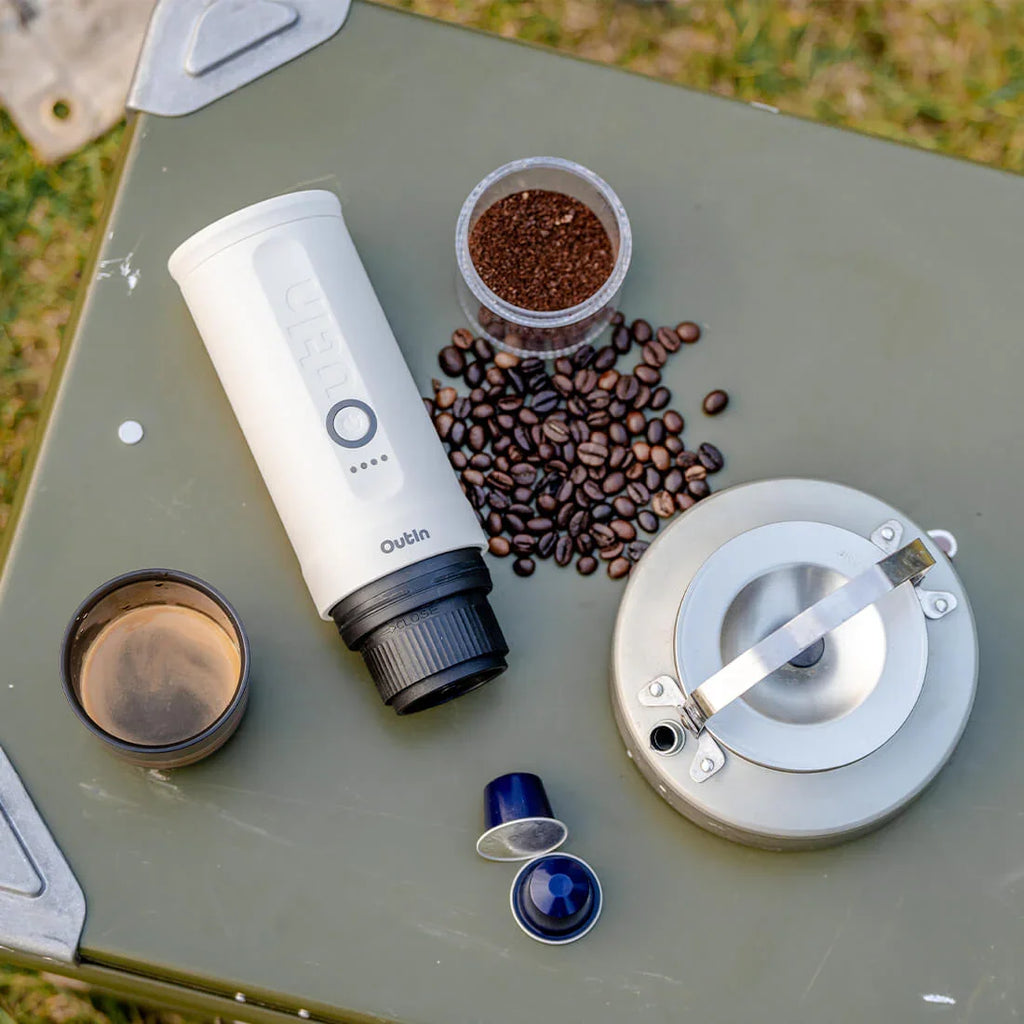 Aparat Espressor portabil Outin Nano - Pearl White